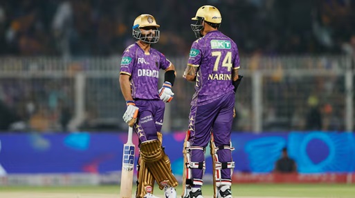 rajasthan royals vs kolkata knight riders timeline