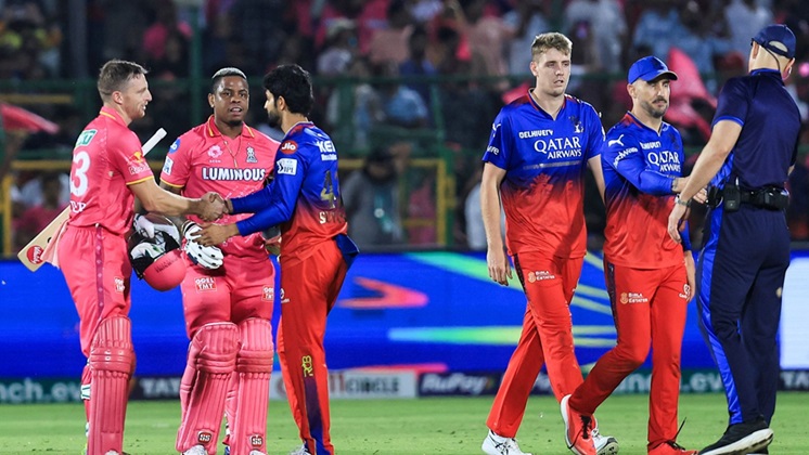 royal challengers bengaluru vs rajasthan royals timeline