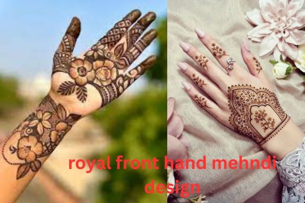 royal front hand mehndi design