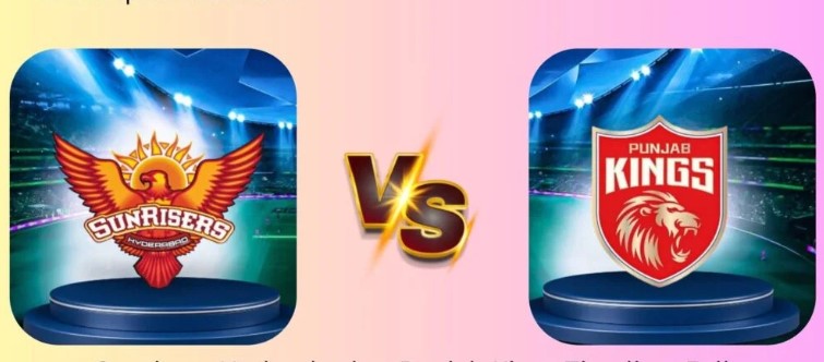 sunrisers hyderabad vs punjab kings timeline