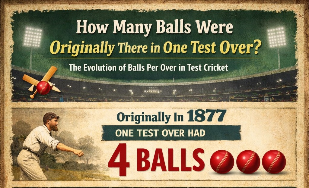 How Many Balls Were Originally There in One Test Over
